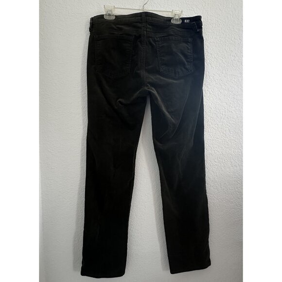 Kut From The Kloth Catherine‎ Boyfriend Corduroy Pants Womens 12 Olive Classic - Picture 5 of 12
